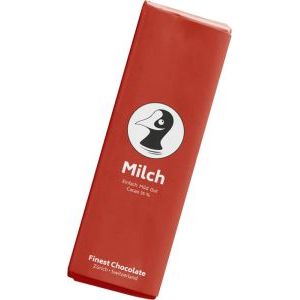 Taucherli Milch Schoggi-Riegel Bio Crazy Mixes vor weissem Hintergrund
