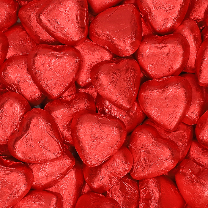 Rote Lindt Schokoladenherzen