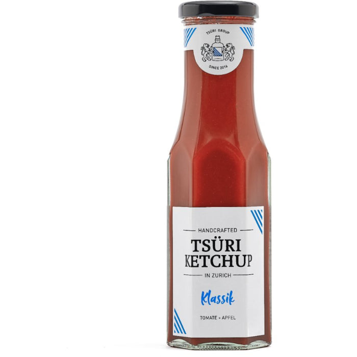 Tsüri Ketchup vor weissem Hintergrund