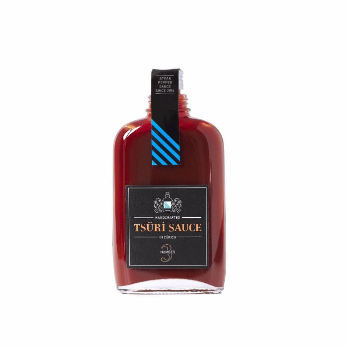 Tsüri Sauce No. 3 Steak Pepper Sauce - vor weissem Hintergrund