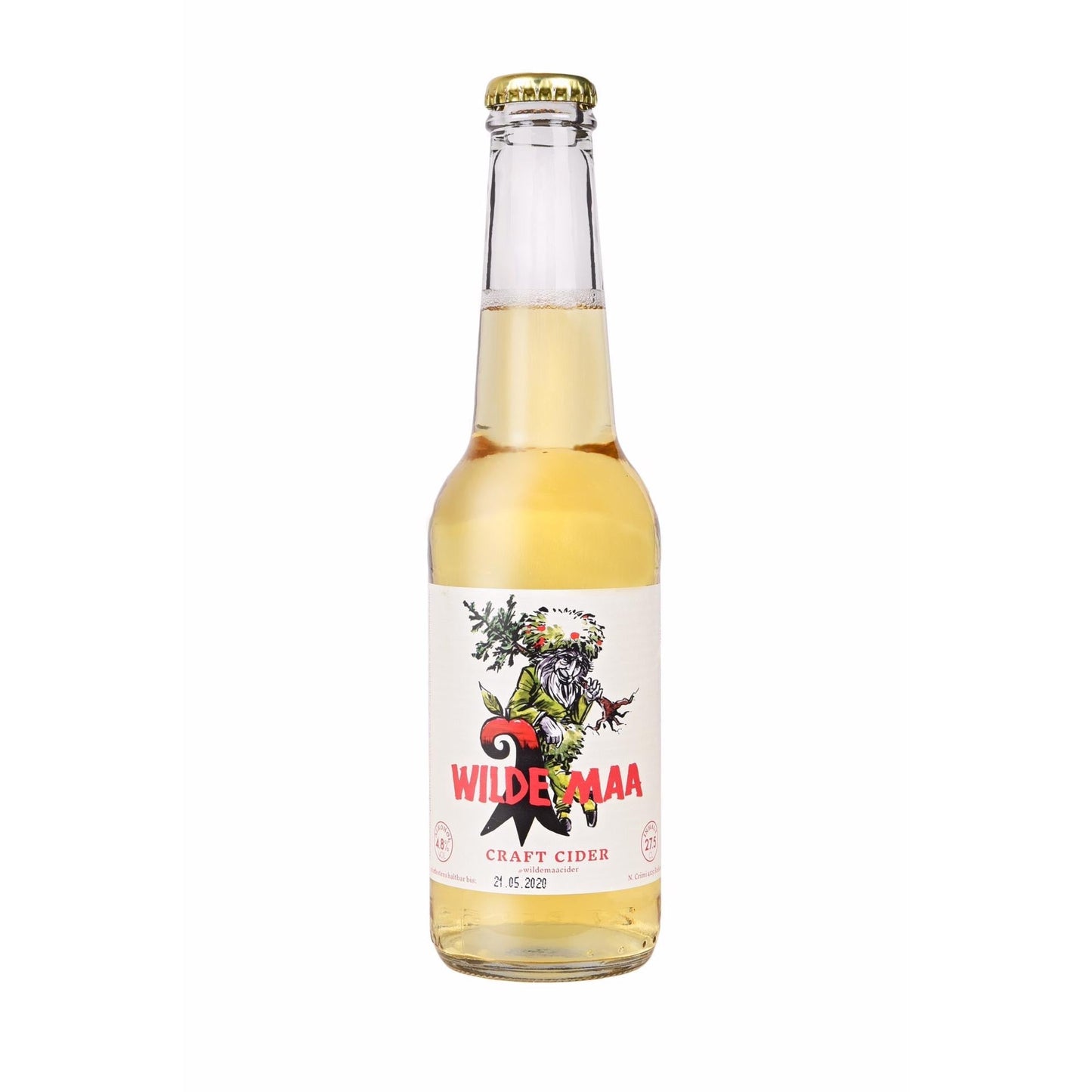 Wilde Maa Cider vor weissem Hintergrund