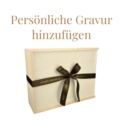 Möchten Sie Ihren Geschenkkorb gravieren lassen?