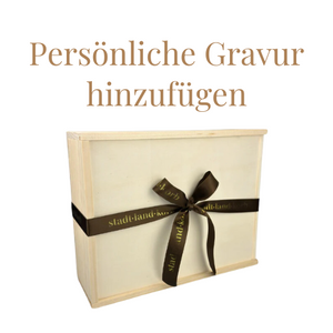 Möchten Sie Ihren Geschenkkorb gravieren lassen?