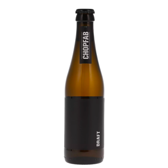 Chopfab Draft Ale Bier vor weissem Hintergrund