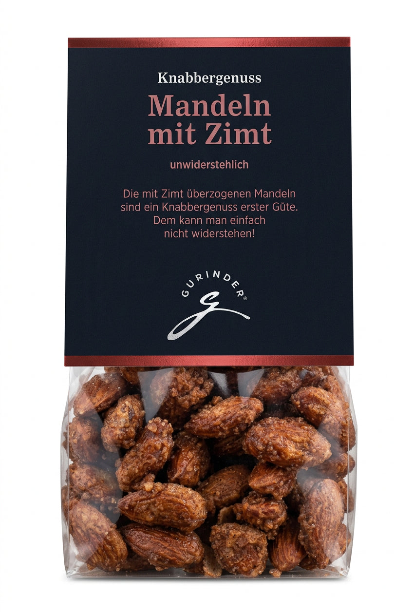 Gurinder Mandeln mit Zimt