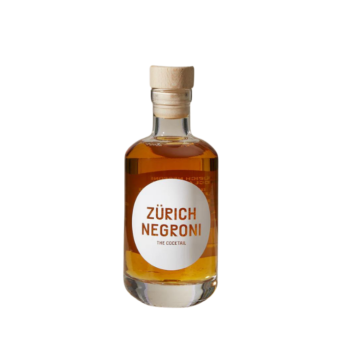 Zürich Negroni The Cocktail 20cl vor weissem Hintergrund