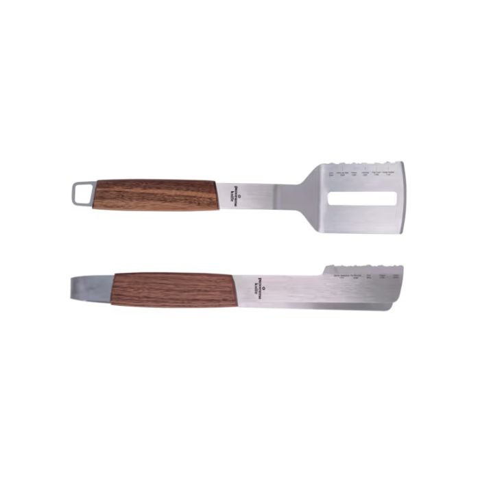 Panoramaknife BBQ 2er Grillset vor weissem Hintergrund