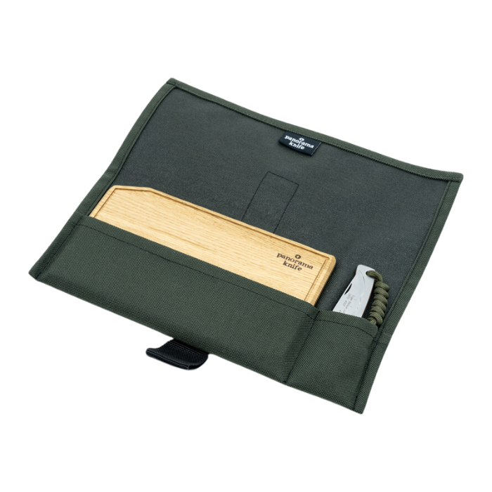 Panoramaknife Picknick-Set mit Klappmesser KISS vor weissem Hintergrund
