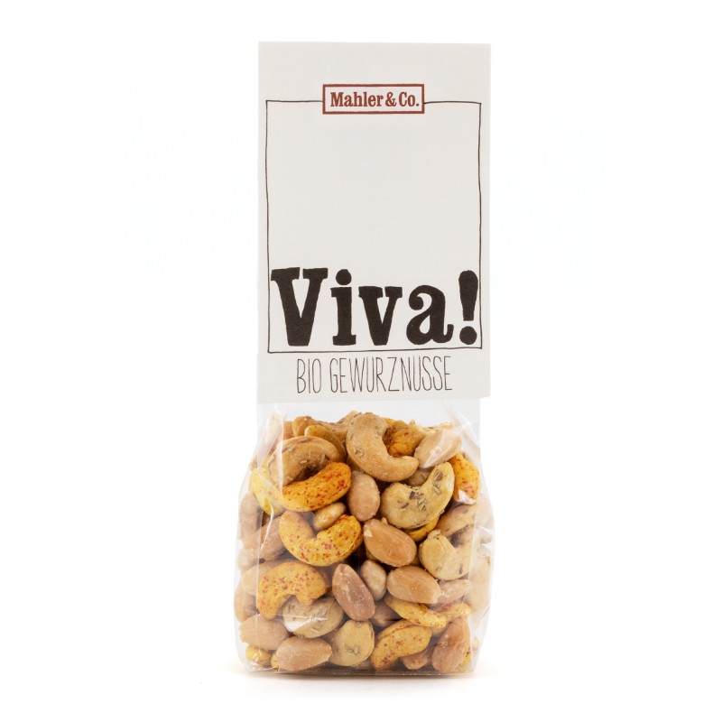 Viva! Gewürznüsse Mandeln Cashews 140g