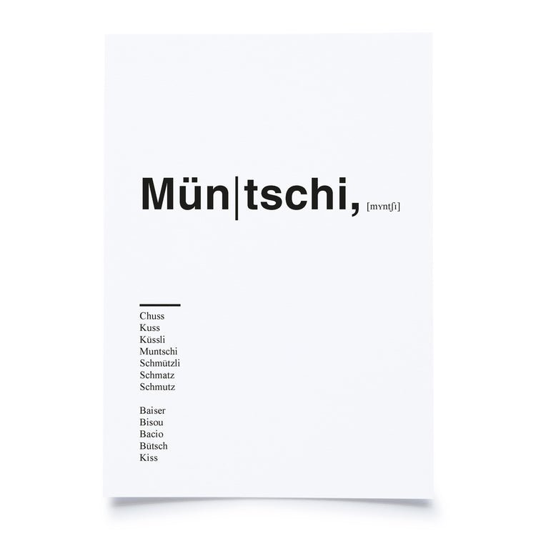 Karte Müntschi vor weissem Hintergrund