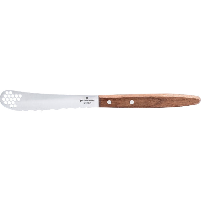 Panoramaknife Honig- und Frühstücksmesser Best of Switzerland 4in1 vor weissem Hintergrund