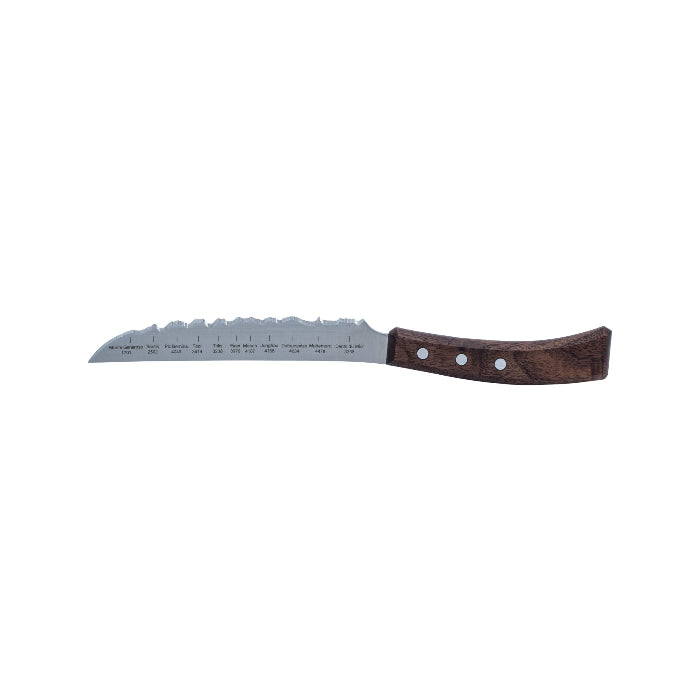 Panoramaknife Universalmesser Best of Switzerland vor weissem Hintergrund