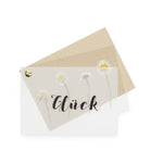 Pflanzenkarte "Viel Glück" handgepresst - #shop_# - #geschenkkoerbe# - #geschenkkorb# - #geschenke# - #geschenkideen#