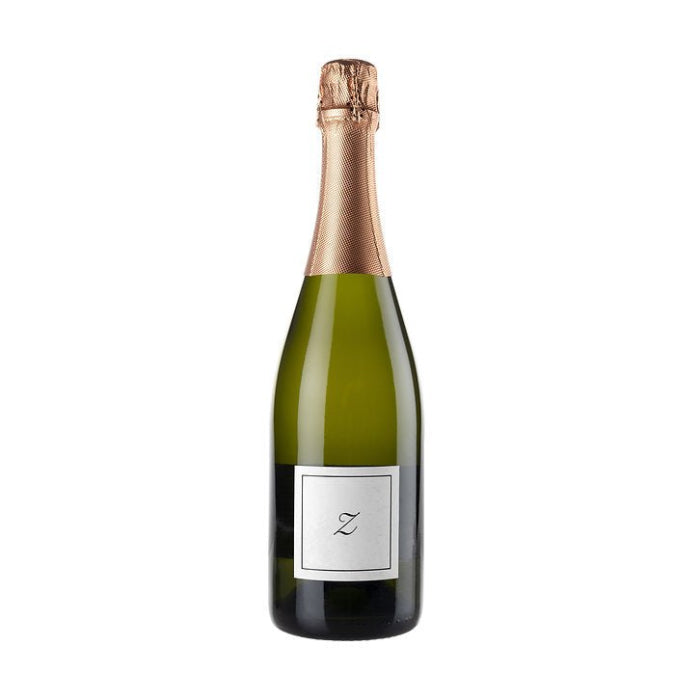Zürischum AOC Zürichsee Brut Blanc de Noirs Pinot Noir vor weissem Hintergrund
